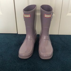 Hunter short rain boots